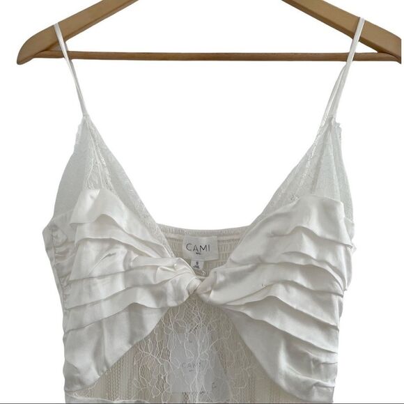 NWT CAMI NYC The Sofia Dress in White - Picture 5 of 11